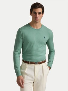 Polo Ralph Lauren Sweter 710890558508 Zielony Slim Fit