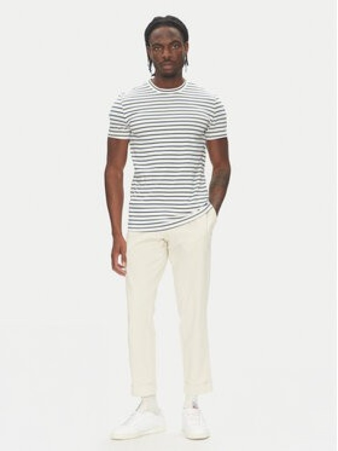 Mustang T-Shirt Allen 1016496 Granatowy Regular Fit