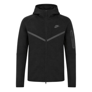 Bluza z Kapturem I Suwakiem Na Całej Długości Tech Fleece Rozmiar S Czarny - HV…