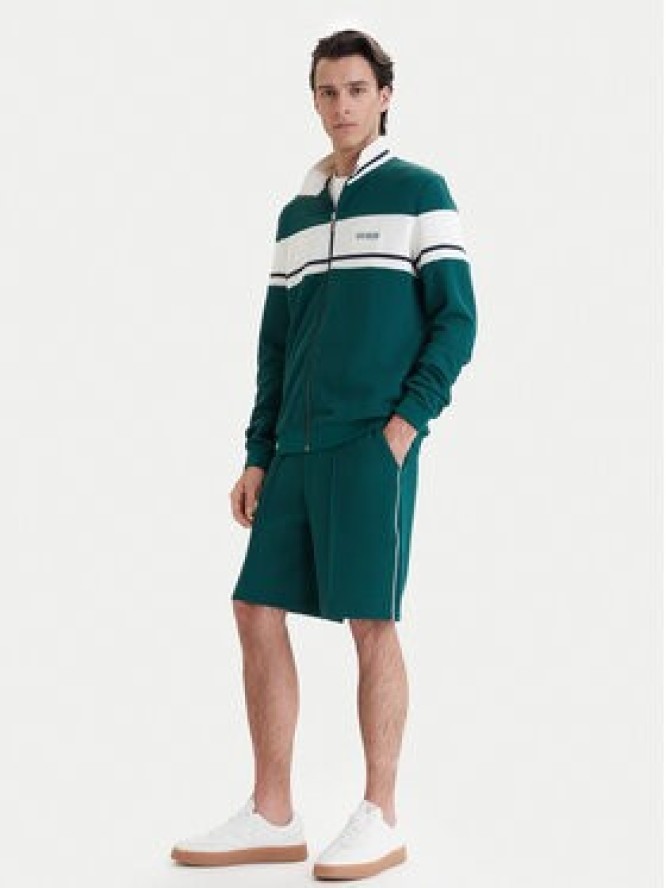Guess Szorty sportowe Z6GD11 K3210 Zielony Regular Fit