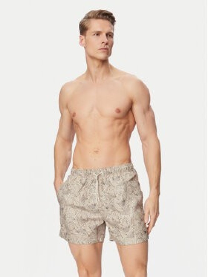 Emporio Armani Szorty kąpielowe EM000583 AF20440 F6056 Szary Regular Fit