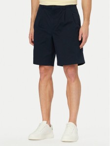 Calvin Klein Jeans Szorty materiałowe LV04RF612G Granatowy Regular Fit