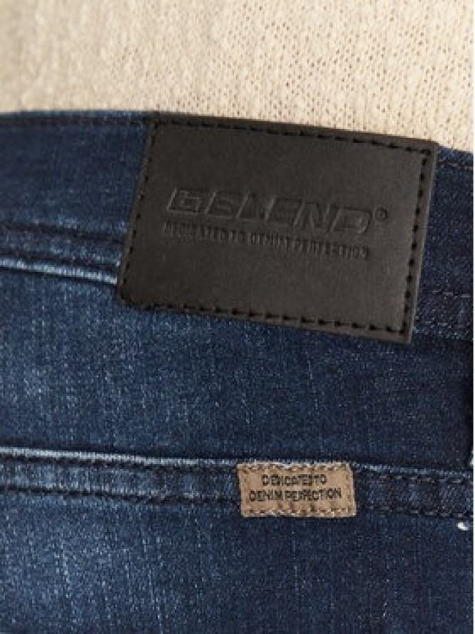 Blend Jeansy 20712391 Granatowy Slim Fit