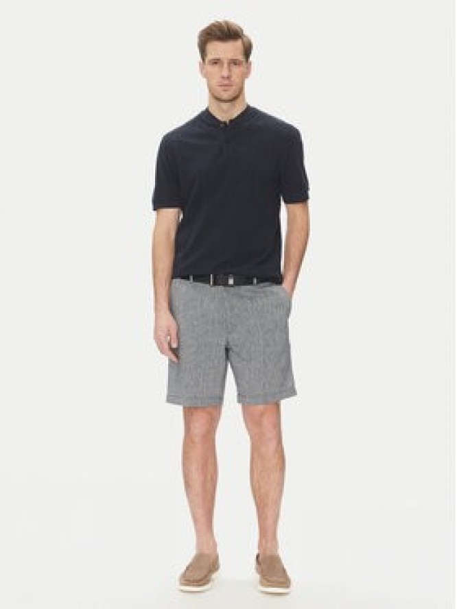 BOSS Szorty materiałowe C-Kane-Rds-Shorts 50538016 Niebieski Regular Fit