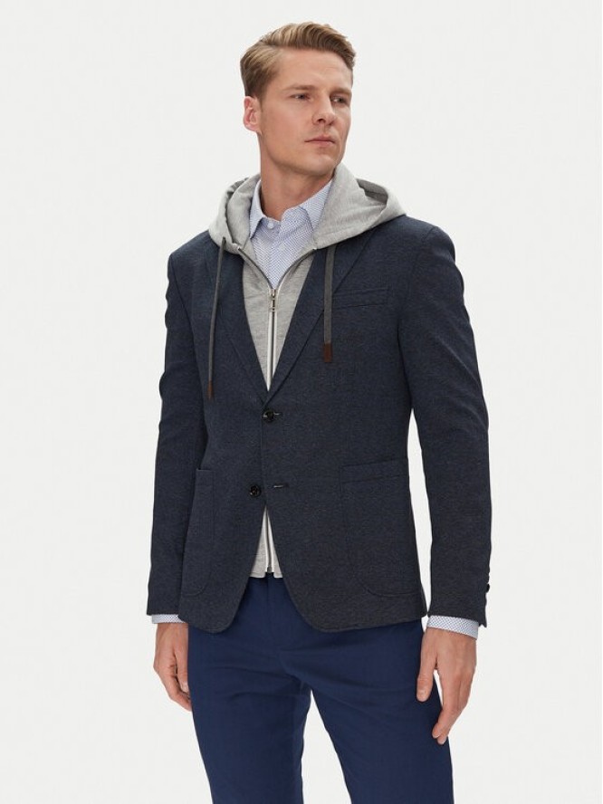 JOOP! Marynarka 17 JB-80Havardy 30046475 Niebieski Slim Fit