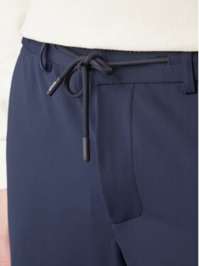 Guess Chinosy M5BB75 WHHO2 Granatowy Slim Fit