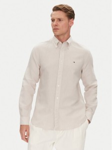 Tommy Hilfiger Koszula MW0MW40704 Beżowy Regular Fit