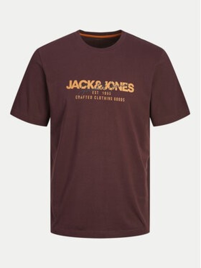 Jack & Jones T-Shirt Alvis 12256803 Czerwony Standard Fit
