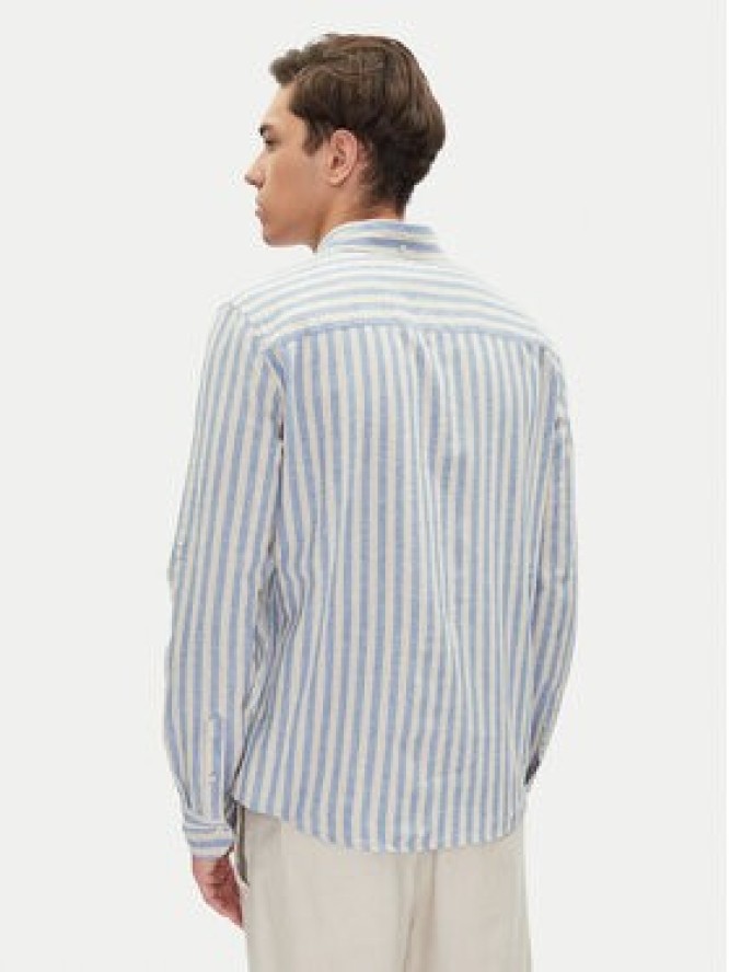 Mustang Koszula Rawlins 1016249 Błękitny Slim Fit