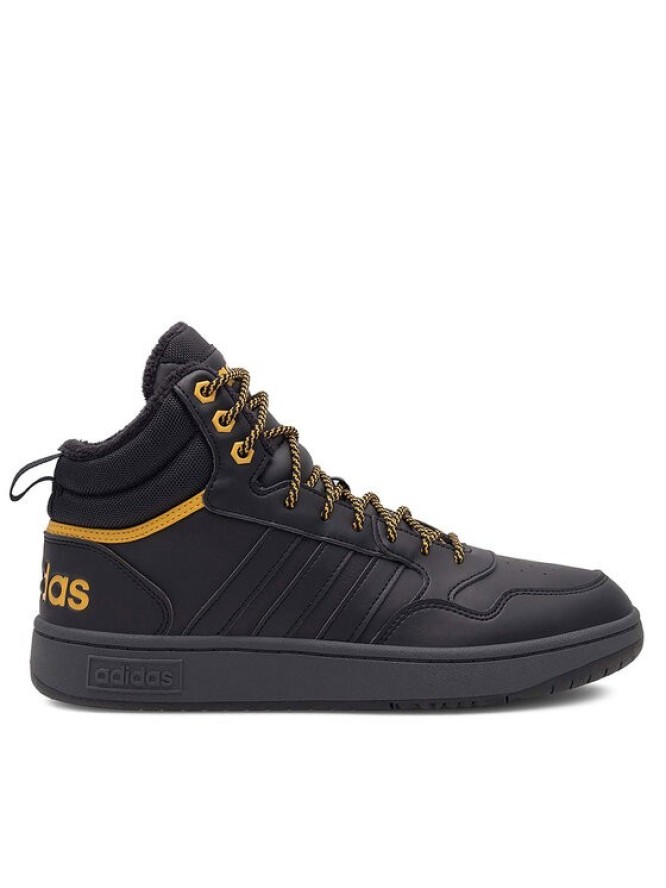 adidas Sneakersy HOOPS 3.0 MID WINTER IG7928 Czarny