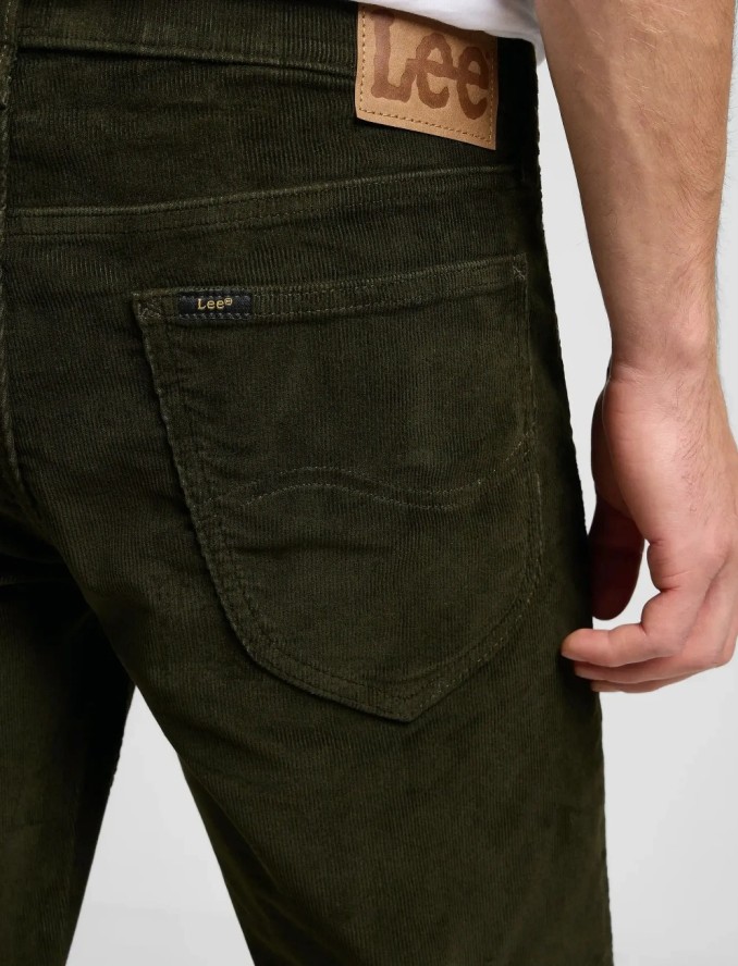 MĘSKIE SPODNIE LEE DAREN ZIP FLY OLIVE NIGHT 112373982