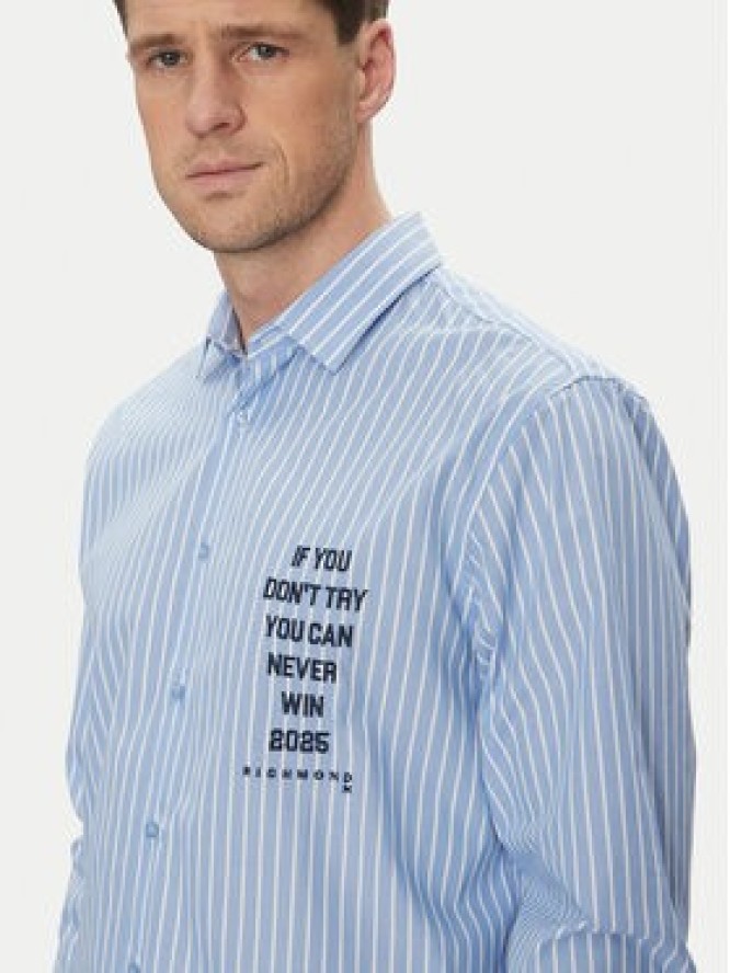 Richmond X Koszula UMP25077CA Niebieski Regular Fit