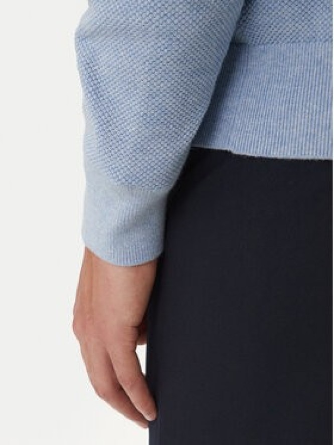 Tommy Hilfiger Sweter Essential MW0MW36347 Błękitny Regular Fit