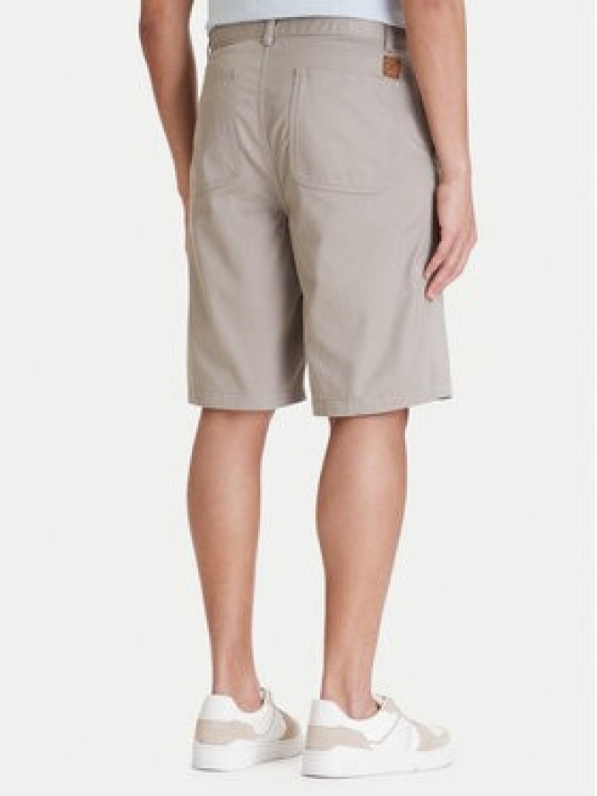 Calvin Klein Jeans Szorty materiałowe 90s LV04RD603G Beżowy Baggy Fit