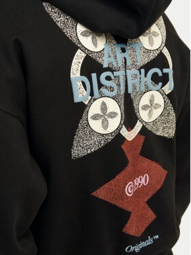 Jack & Jones Bluza Noho 12263036 Czarny Oversize