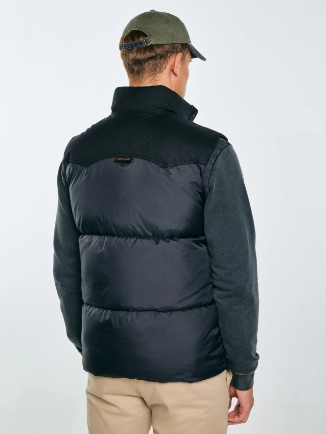 Kamizelka męska pikowana czarna Agrib 906