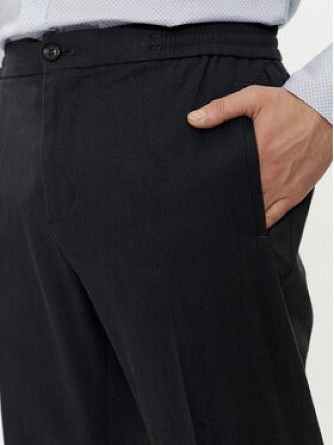 Tommy Hilfiger Chinosy Chelsea MW0MW33933 Granatowy Slim Fit