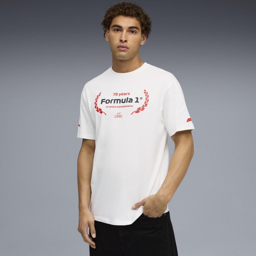 Męska koszulka F1® Essentials z grafiką PUMA