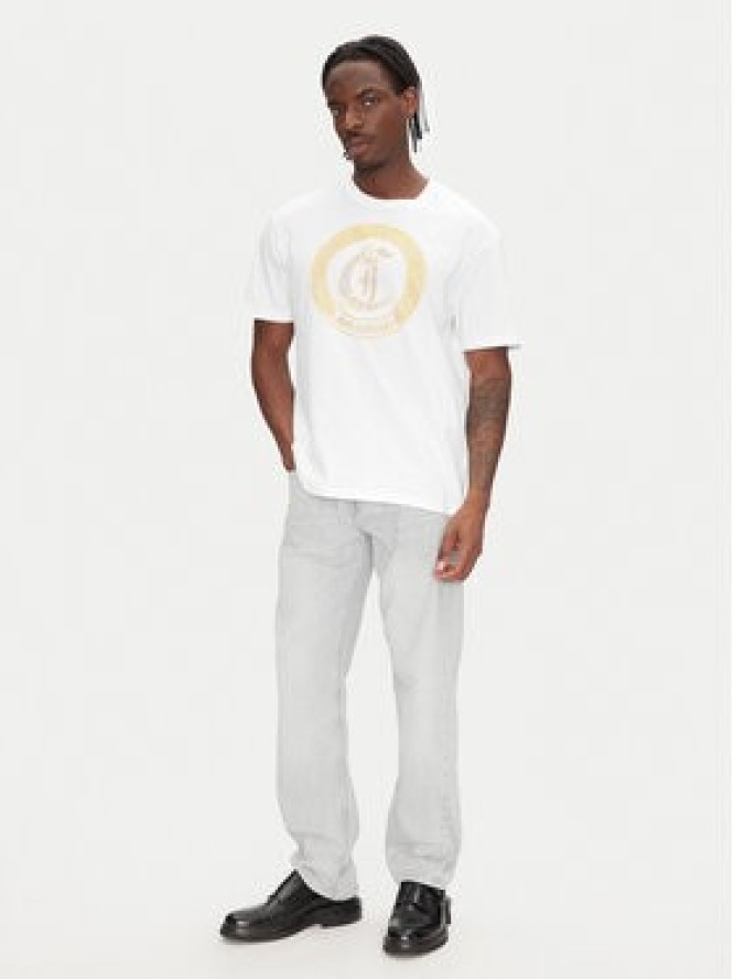 Just Cavalli T-Shirt 78OAHE22 Biały Regular Fit