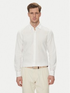 JOOP! Jeans Koszula 15 JJSH-92Hanson2K-W 30045977 Biały Regular Fit