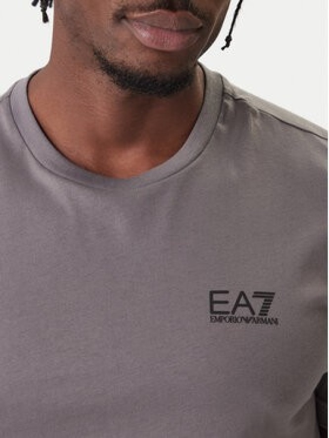 EA7 Emporio Armani T-Shirt 8NPT25 PJVPZ U8086 Szary Regular Fit