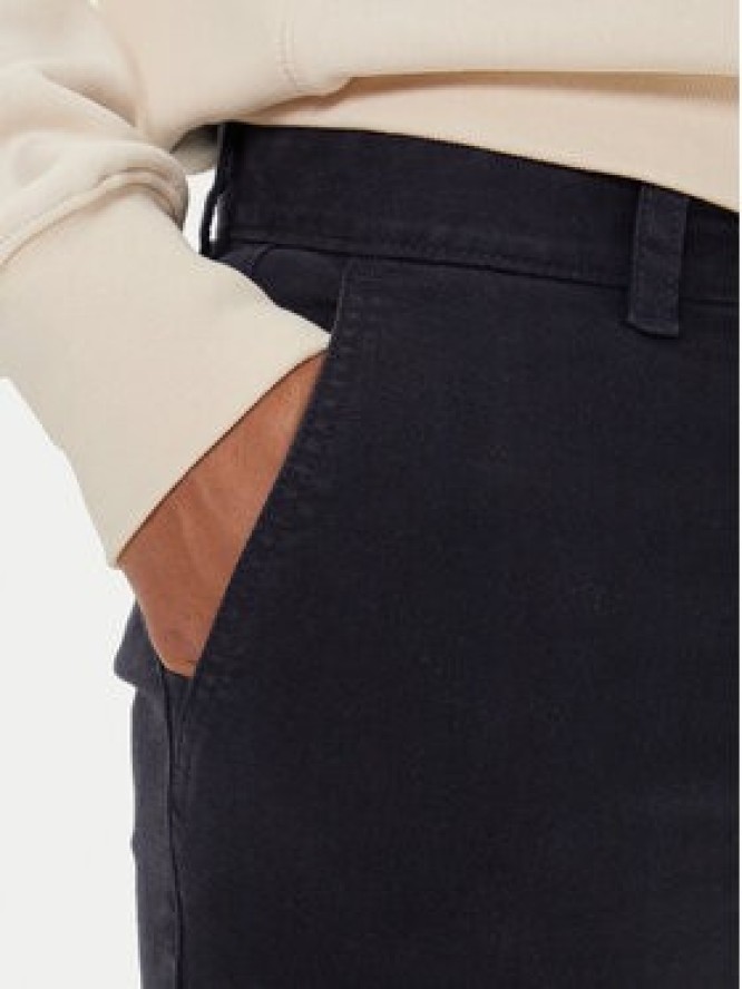 BOSS Chinosy 50547865 Granatowy Slim Fit