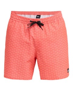 Szorty kąpielowe dla Mężczyzn STRETCH PRINTED VOLLEY 16" Różowy