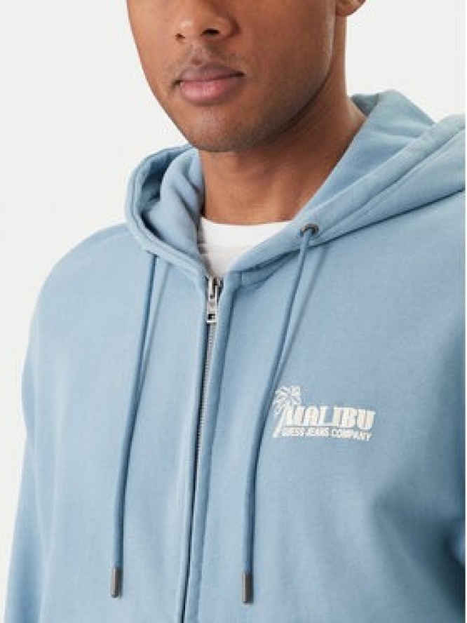 Guess Jeans Bluza M6GQB6 KCPR1 Niebieski Boxy Fit