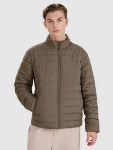 4F Kurtka puchowa z wypełnieniem syntetycznym męska - brązowa S