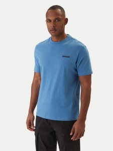 Napapijri T-Shirt Smallbox NP0A88TR Niebieski Regular Fit