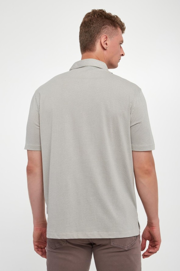 Polo męskie ze wzorem ARMANI EXCHANGE