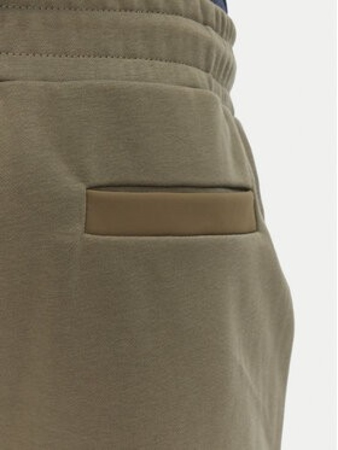 Aeronautica Militare Szorty sportowe 251BF020F584 Khaki Regular Fit