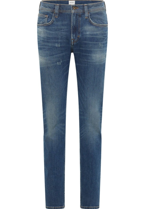 MĘSKIE SPODNIE JEANSOWE MUSTANG ORLANDO SLIM DENIM BLUE 1014599 5000 773