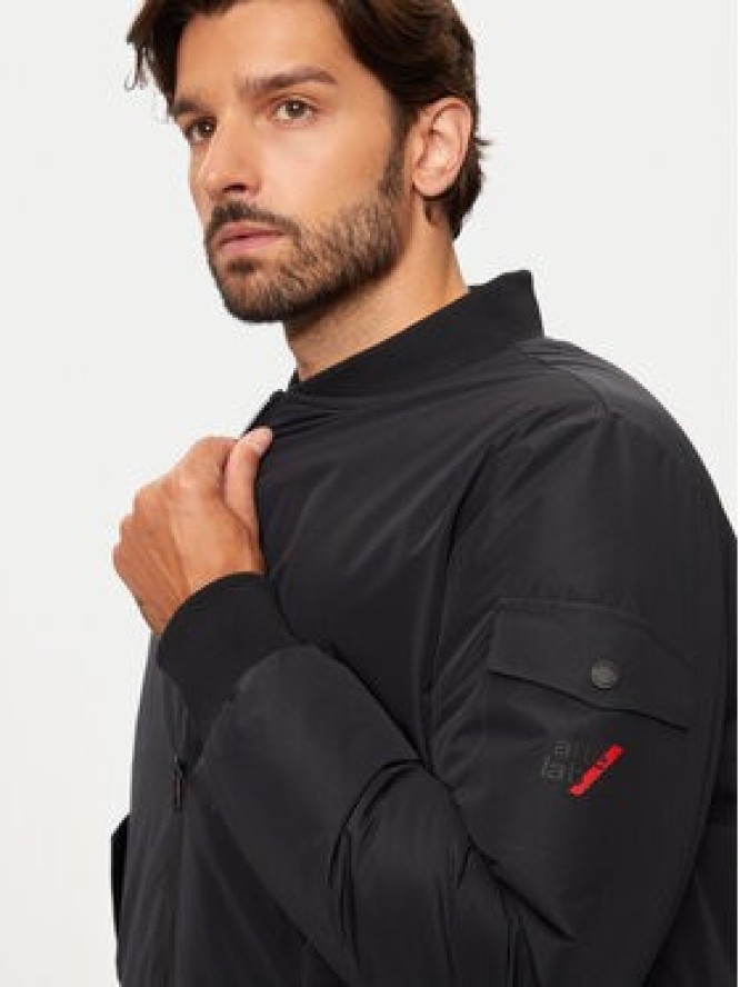 After Label Kurtka bomber Francoforte A00005 Czarny Regular Fit