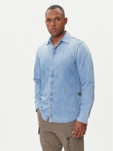 G-Star Raw Koszula jeansowa D27681-D252 Błękitny Slim Fit