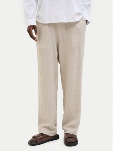 Jack & Jones Chinosy Karl Mykonos 12269371 Beżowy Loose Fit