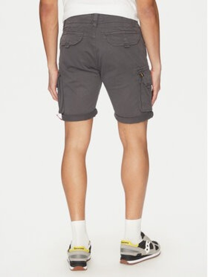 Alpha Industries Szorty materiałowe Crew 176203 Szary Slim Fit