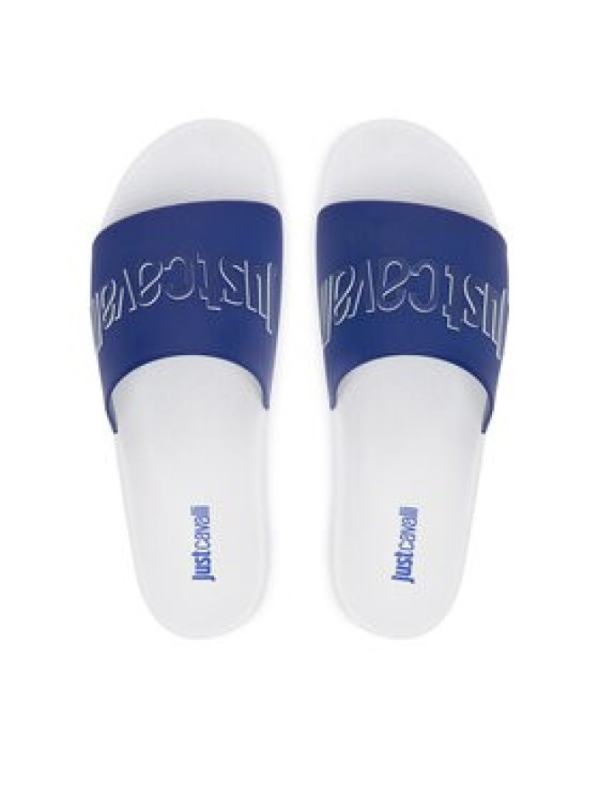 Just Cavalli Klapki 80QA3SZ1 ZSE50 Niebieski