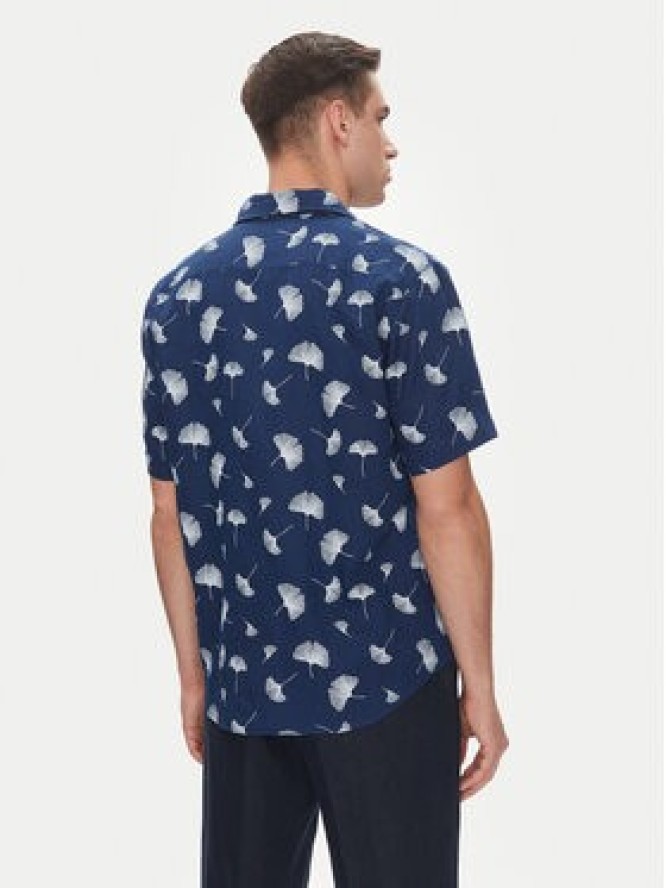 Pierre Cardin Koszula C6 45610.0486 Granatowy Regular Fit