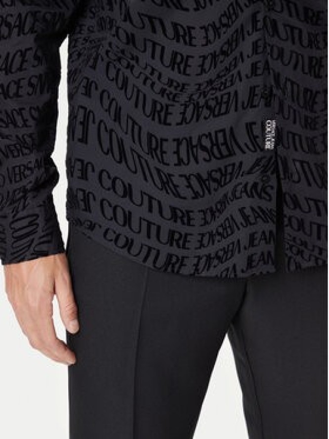 Versace Jeans Couture Koszula 79GAL2R0 NS703 Czarny Slim Fit