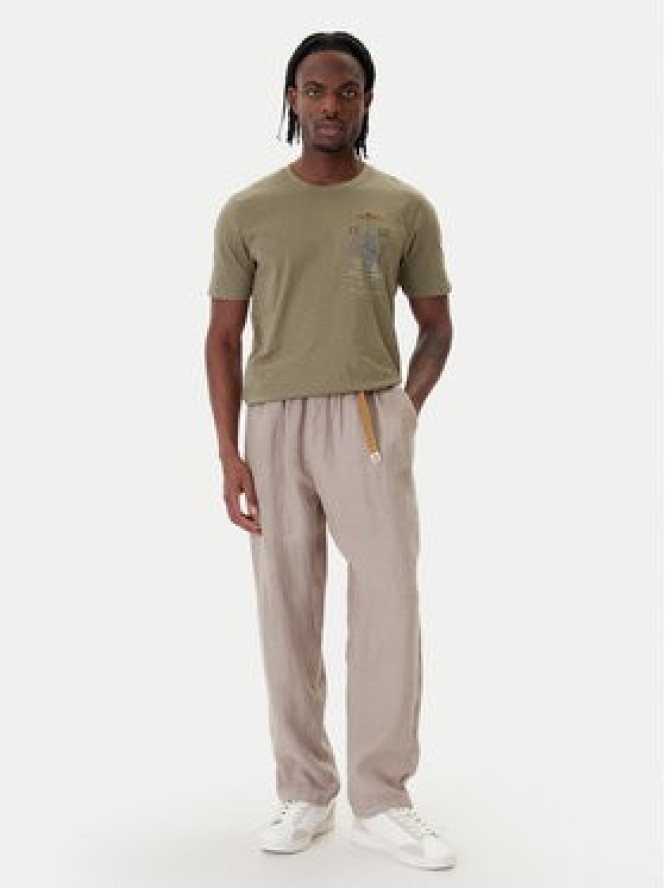 Aeronautica Militare T-Shirt 261TS2543UJ00686 Zielony Regular Fit