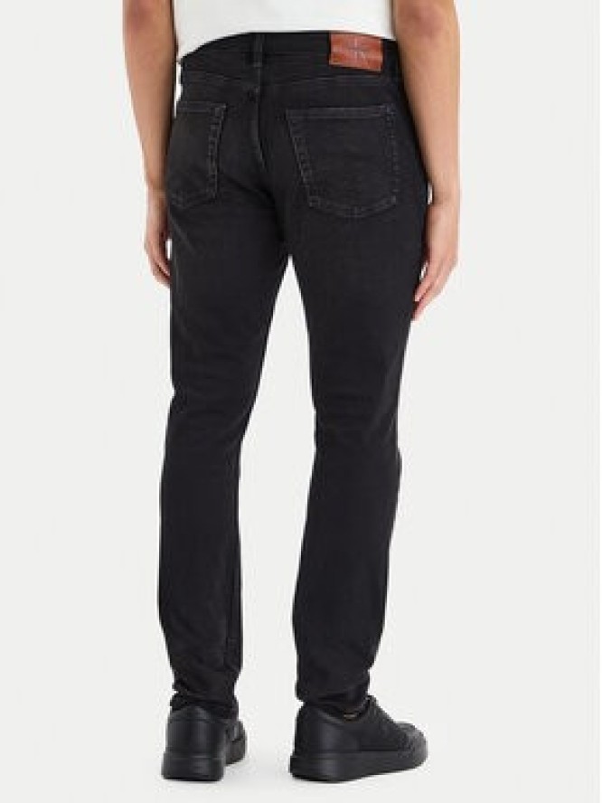 Calvin Klein Jeans Jeansy LV04RG713G Czarny Slim Fit