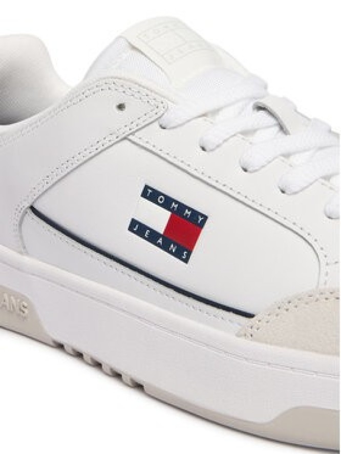 Tommy Jeans Sneakersy Tjm Cupsole Leather EM0EM01660 Biały