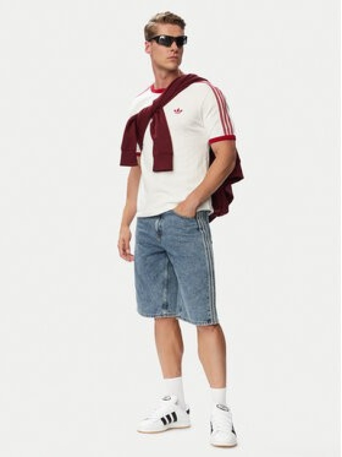 adidas Szorty jeansowe Firebird Adicolo KS4975 Niebieski Regular Fit