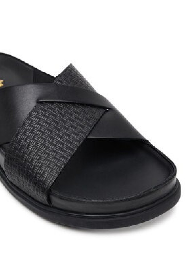 Clarks Klapki Torford Cross 26181382 Czarny