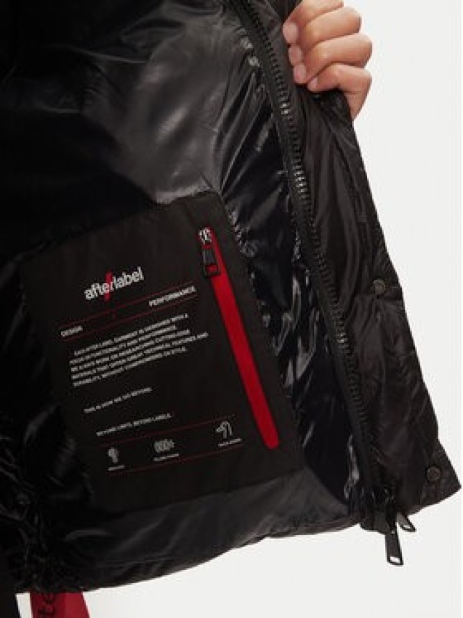After Label Kurtka puchowa Chamonix A00015 Czarny Regular Fit