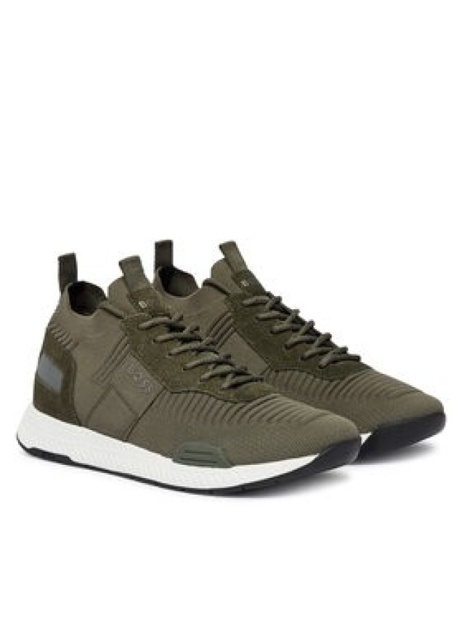 BOSS Sneakersy Titanium 50498245 Zielony