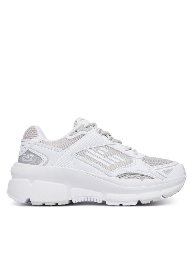 EA7 Emporio Armani Sneakersy 7X000663 AF23619 MZ203 Srebrny