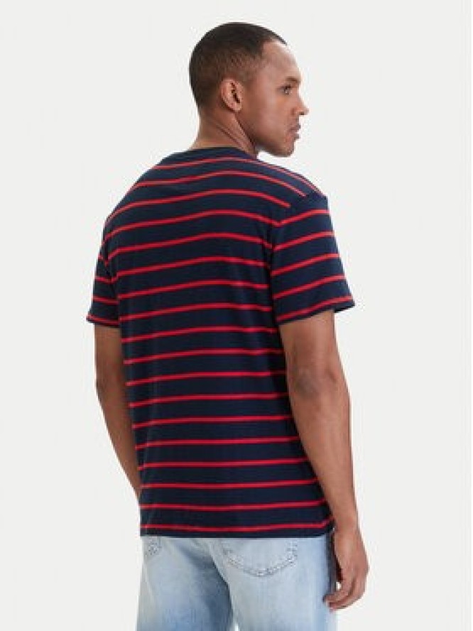 Tommy Jeans T-Shirt DM0DM22544 Granatowy Regular Fit