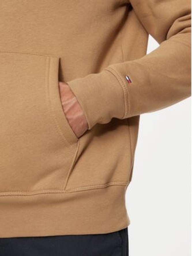 Tommy Hilfiger Bluza Logo MW0MW11599 Brązowy Regular Fit